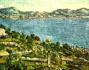 Paul Cezanne havet vid l'estaque USA oil painting artist